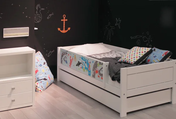 Элегантный дизайн интерьера детской комнаты . Стоковая Картинка