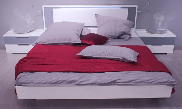 Elegante e lussuoso Camera da letto. Immagini Stock Royalty Free