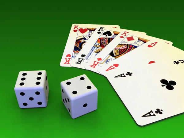 Karetní hra — Stock fotografie