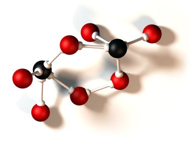 Molecule structure clipart