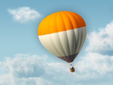 Hot air baloon clipart