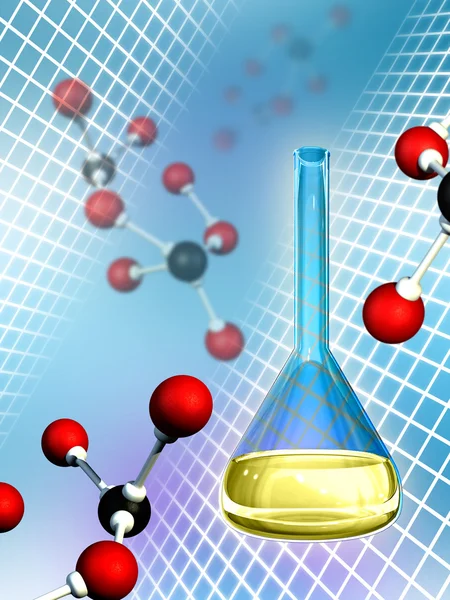 Molekulare Chemie — Stockfoto