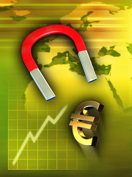 Euro verhogen — Stockfoto