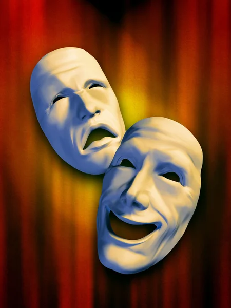 Máscaras de teatro —  Fotos de Stock