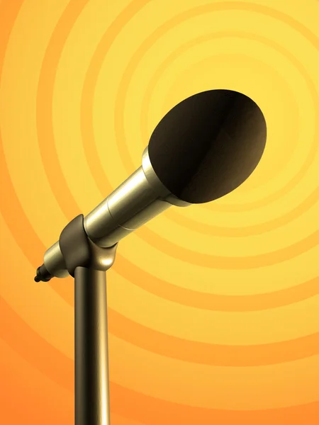 Microphone stand — Stock Photo, Image