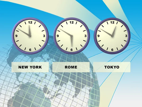 Hora mundial — Foto de Stock