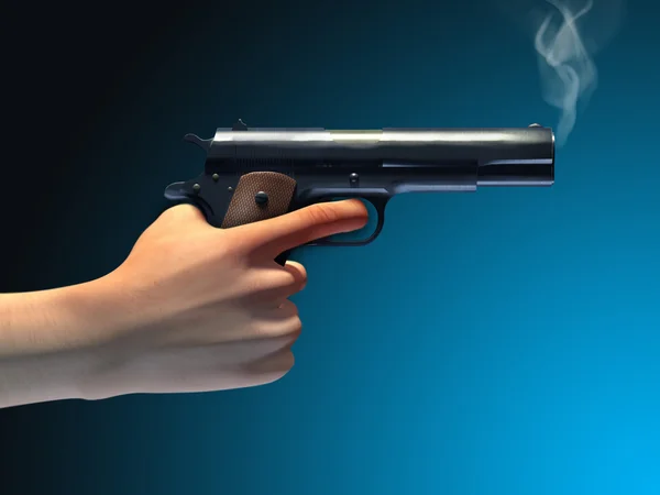 stock image Smoking gun