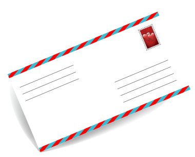 Postal envelope clipart