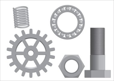 Details of engineer. clipart