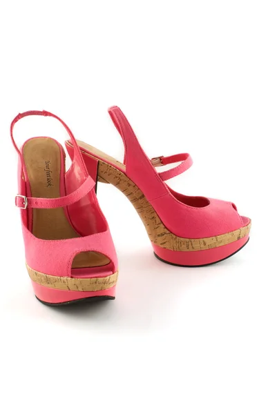 Розовые крутые женские туфли Лицензионные Стоковые Фото
