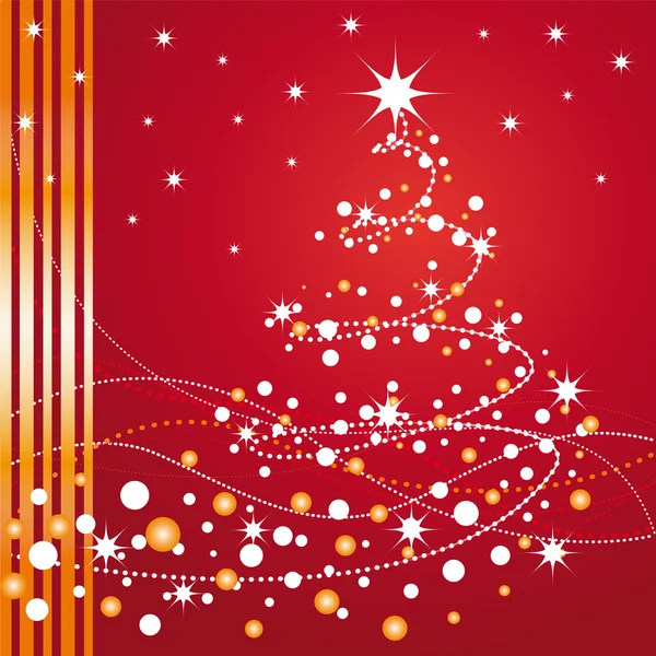 Krásný vánoční strom — Stockový vektor