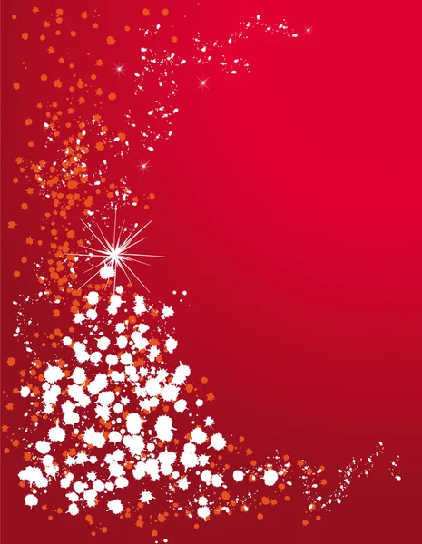 Arbre de Noël blanc — Image vectorielle