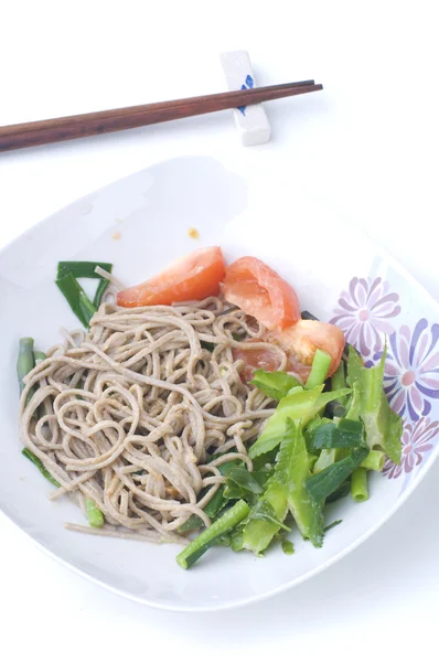 Japanese soba noodle — Stock Photo, Image