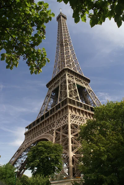 Az Eiffel torony Párizsban, Franciaországban Jogdíjmentes Stock Fotók