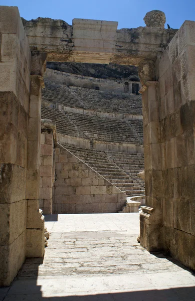 Римський амфітеатр Амман Ліцензійні Стокові Фото