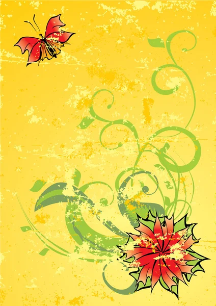 Yellow nature background — Stock Photo, Image