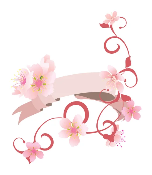 Curvas de flores rosa — Fotografia de Stock