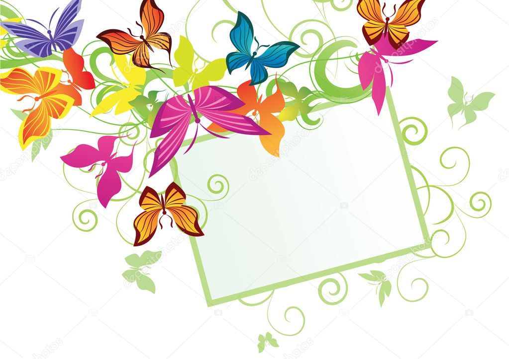 Butterflies banner