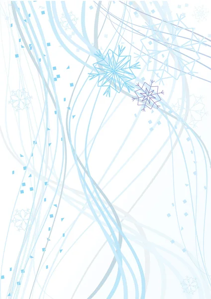 Snowflakes abstract background — Stock Photo, Image