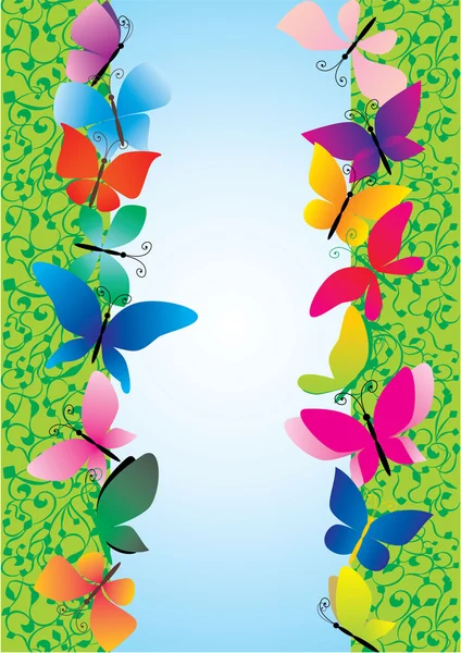Curvas de borboletas — Fotografia de Stock