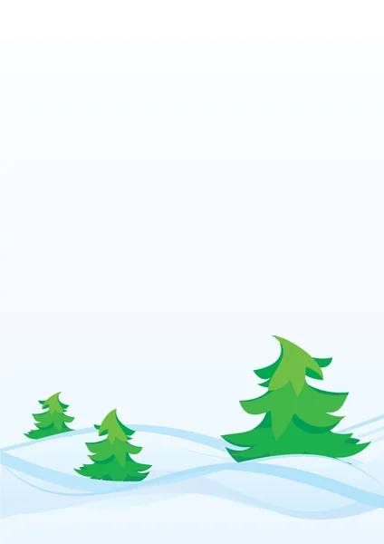 Winter firs — Stock Photo, Image