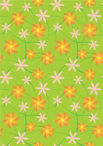 Nahtlose Blumen Hintergrund — Stockfoto