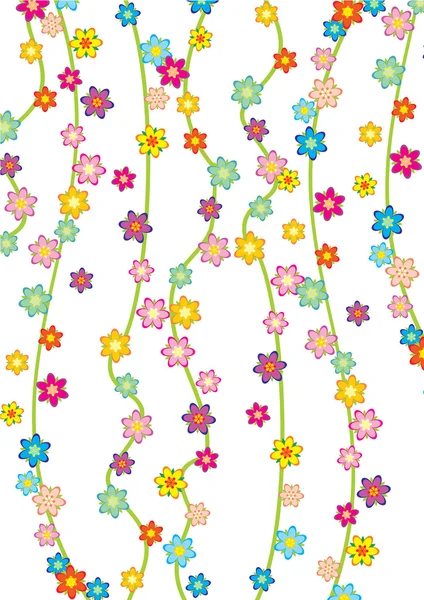 Farbe Blumen — Stockfoto