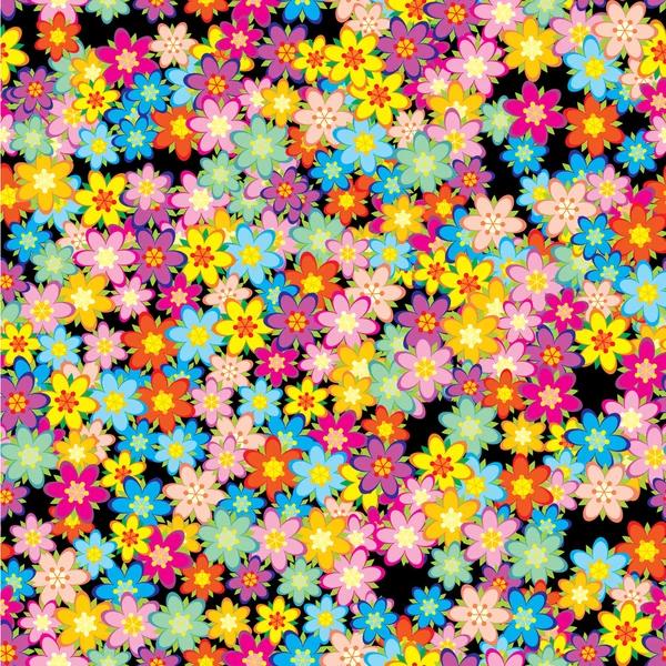 Květiny bezešvá textura — Stock fotografie