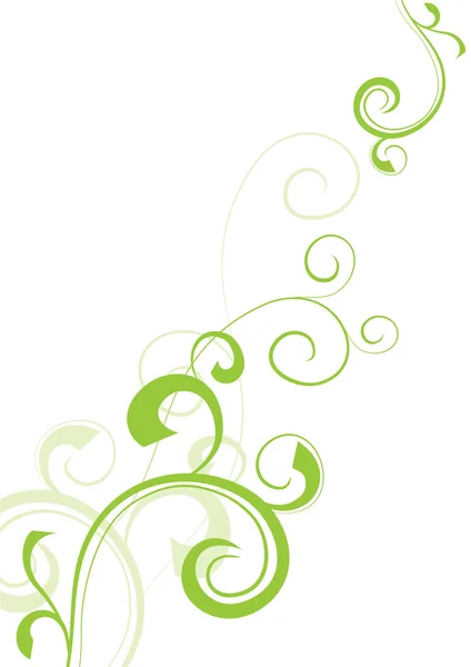 Adorno floral verde —  Fotos de Stock