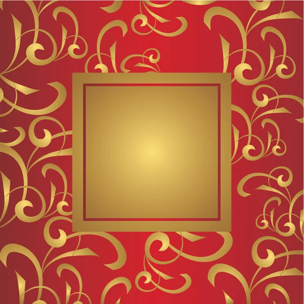 Blank red frame — Stock Photo, Image