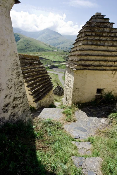 stock image Ancient architecture in Ossetia, Caucasu