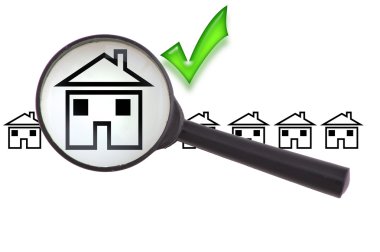 House hunting clipart