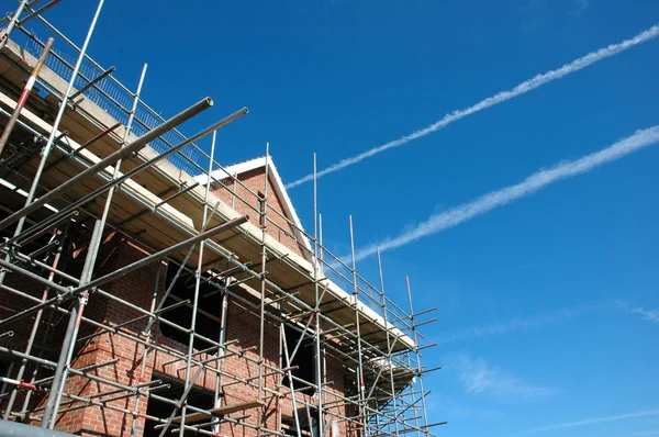 stock image New building and scafolding