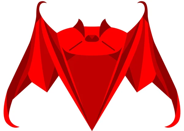 Morcego de origami —  Vetores de Stock