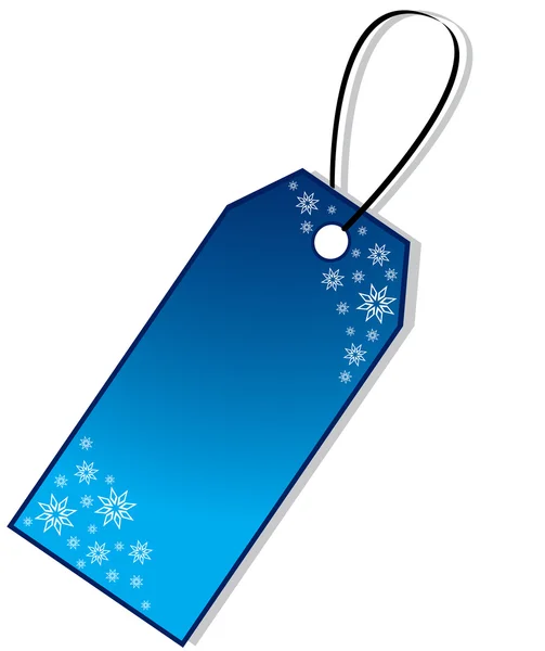 Étiquette cadeau Noël — Image vectorielle