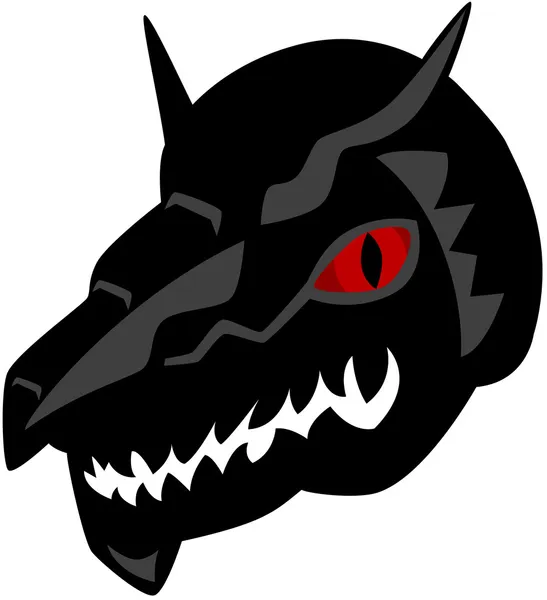 Голова дракона — стоковый вектор