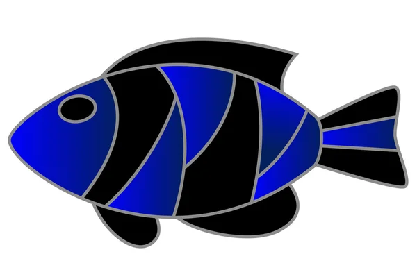 エキゾチックな魚 — ストックベクタ