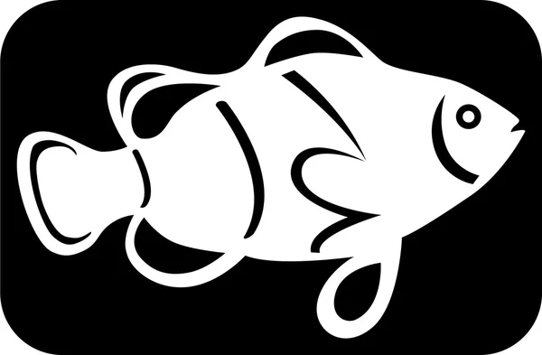 魚のロゴ — ストックベクタ
