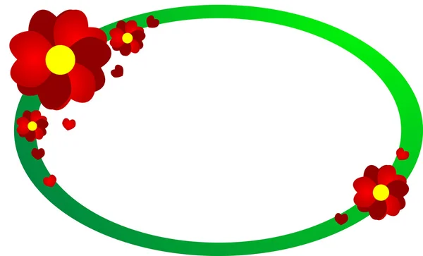 Logo květu — Stockový vektor