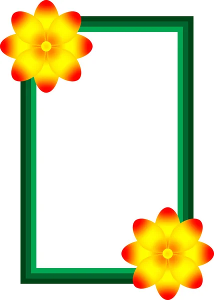 Квітка кадру — стоковий вектор