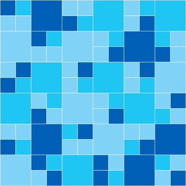 Blauwe mozaïek — Stockvector