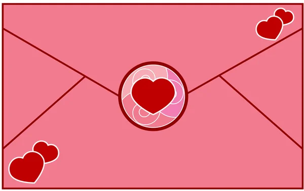 Αγάπη επιστολή — Διανυσματικό Αρχείο