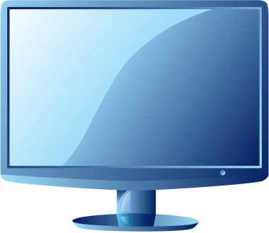 Computer Lcd monitor clipart