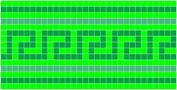 Zöld mozaik — Stock Vector