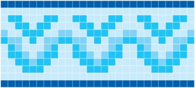 Blue Mosaic clipart