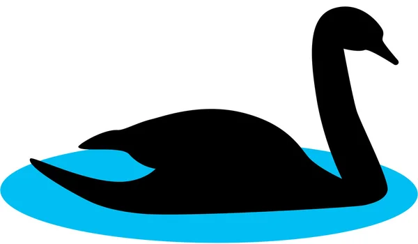 Logo łabędź — Wektor stockowy