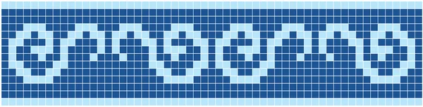Blå mosaik — Stock vektor