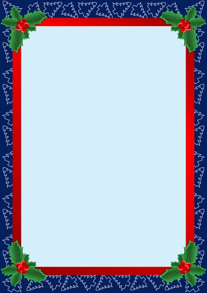 Christmas frame — Stock Vector