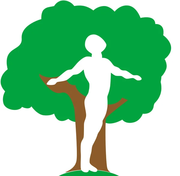 Ekoloji logosu — Stok Vektör