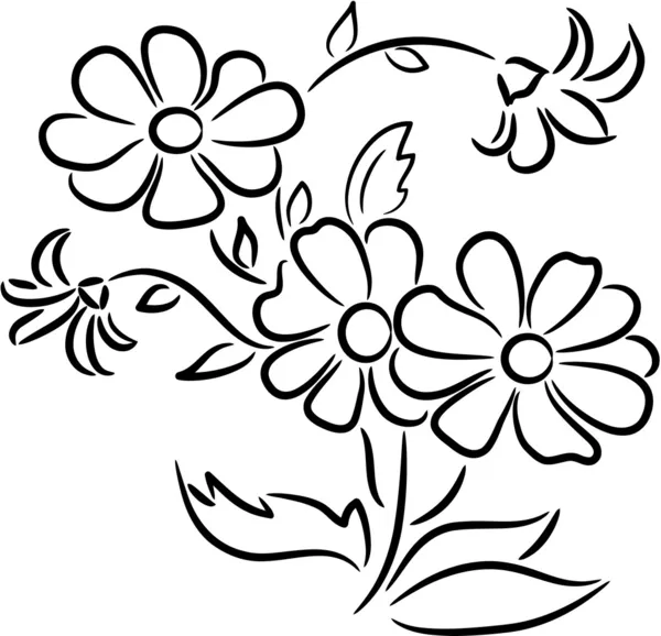 Букет цветов — стоковый вектор